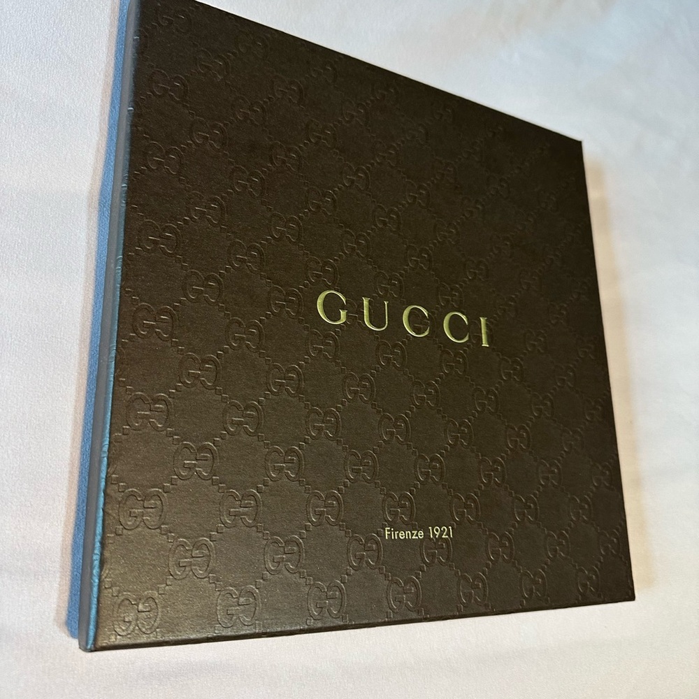 Gucci Dark Brown Embossed Box